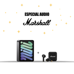[BUNDLEIPM-AE-8] (MXPN3LE/A) iPad Mini WiFi + Cellular 128GB | Gris Espacial + (1006653) Marshall Minor IV Auriculares inalámbricos  In Ear - Negro