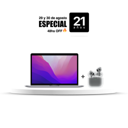[BUNDLEMBP13M2SG] MacBook Pro 13" M2 (MNEJ3LE/A) + Airpods 4 USBC (MXP63BE/A)